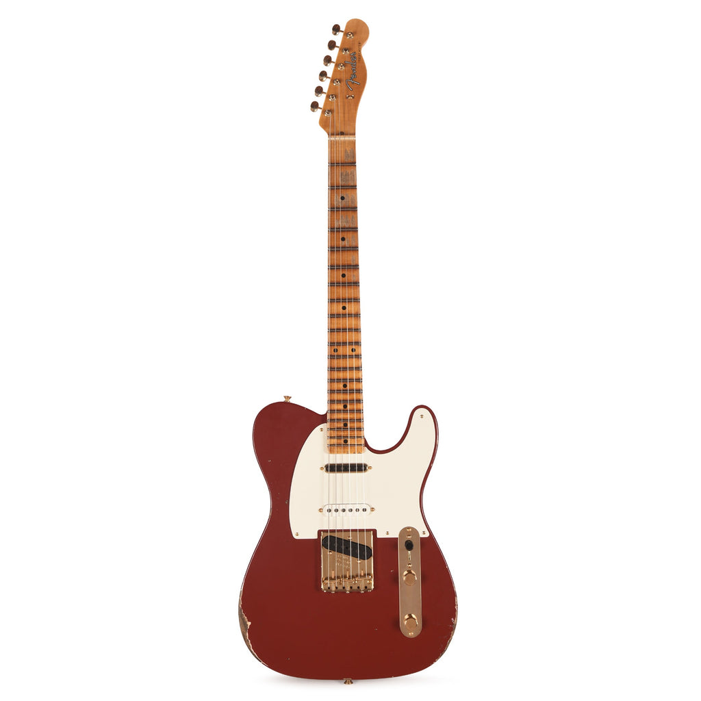 Fender Custom Shop LTD Hotshot Telecaster Relic Aged Cimmaron Red - View 4 | MusicMarket