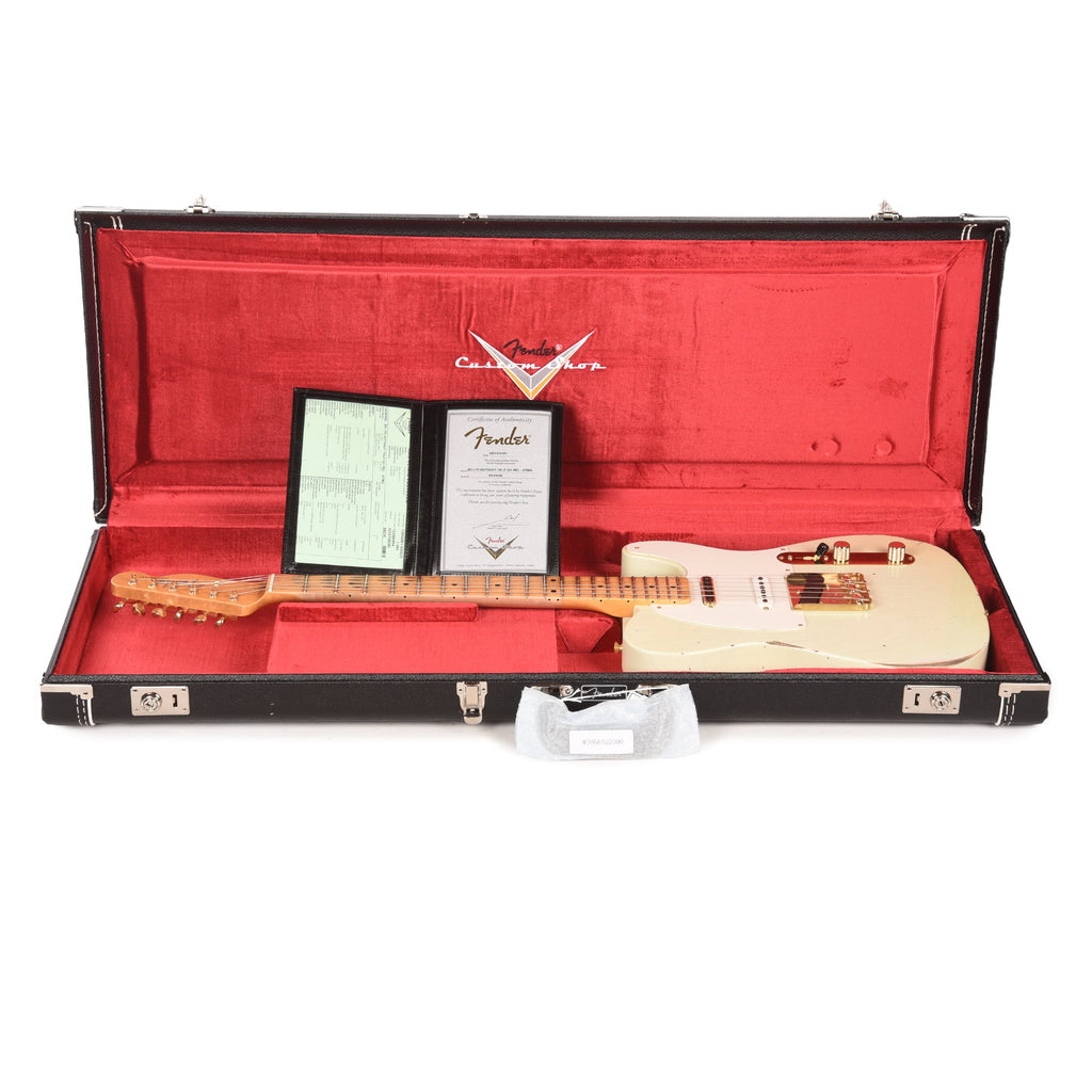Fender Custom Shop LTD Hotshot Telecaster Relic Aged Tomatillo Green - View 8 | MusicMarket