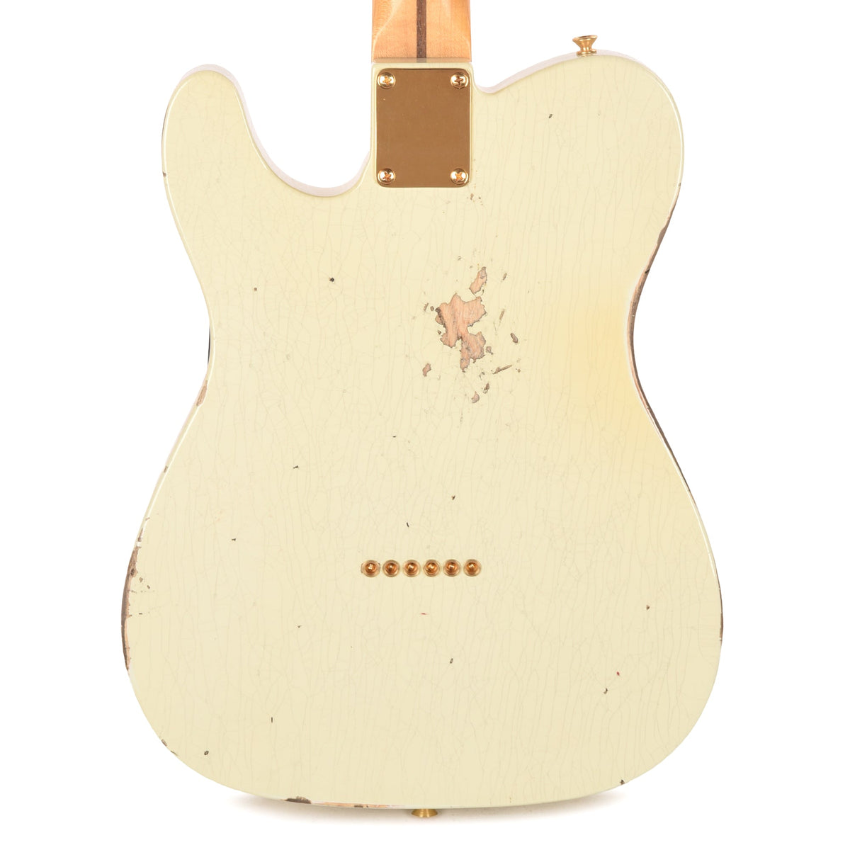 Fender Custom Shop LTD Hotshot Telecaster Relic Aged Tomatillo Green - View 3 | MusicMarket
