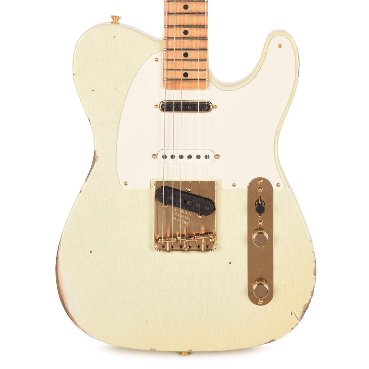 Fender Custom Shop LTD Hotshot Telecaster Relic Aged Tomatillo Green - View 2 | MusicMarket