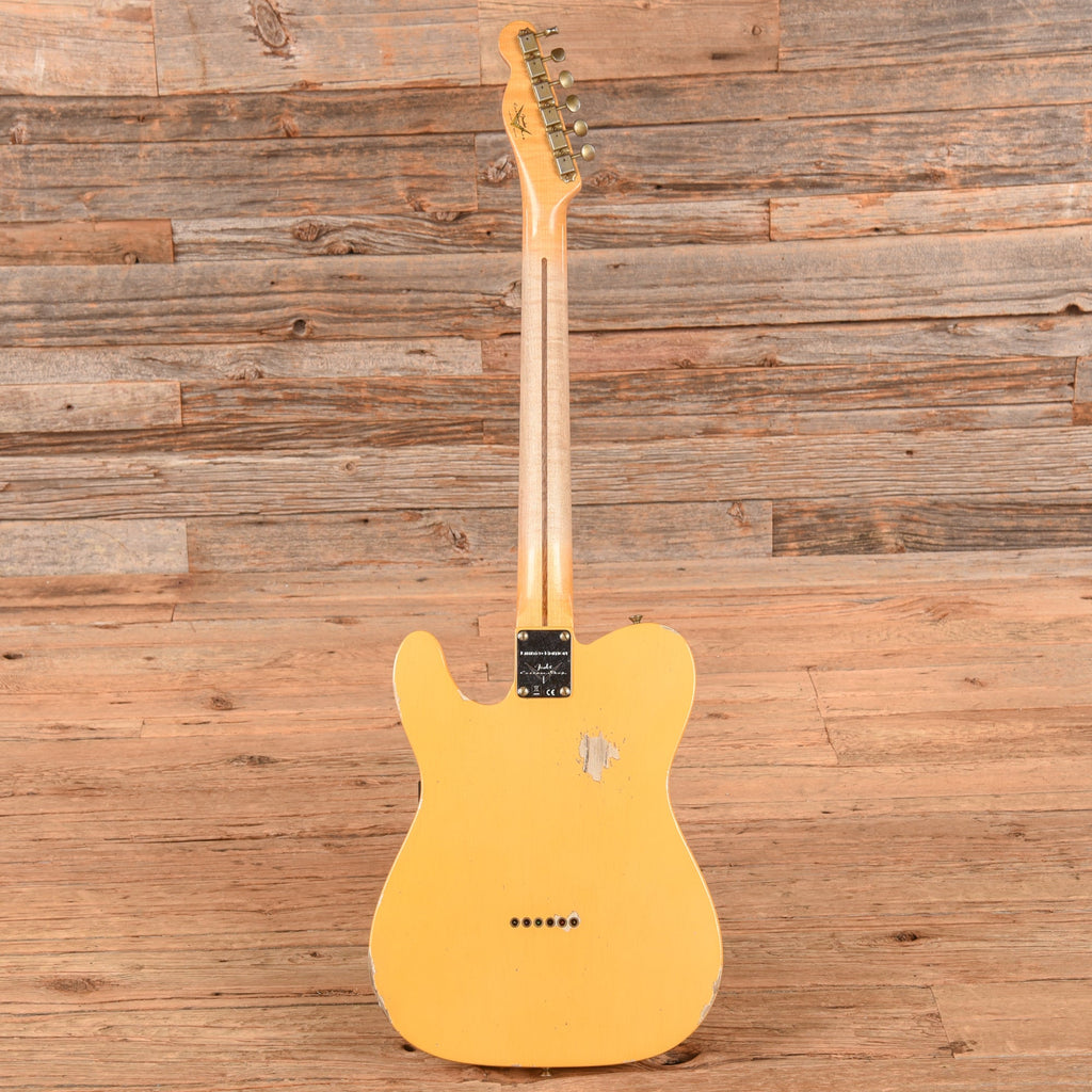 Fender Custom Shop LTD Nocaster Thinline Relic Butterscotch Blonde 2024 - View 5 | MusicMarket