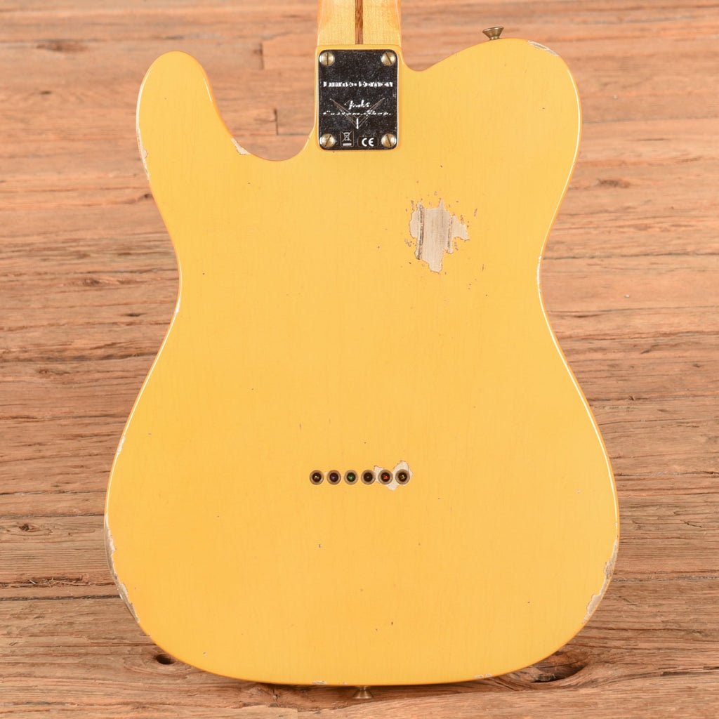 Fender Custom Shop LTD Nocaster Thinline Relic Butterscotch Blonde 2024 - View 3 | MusicMarket