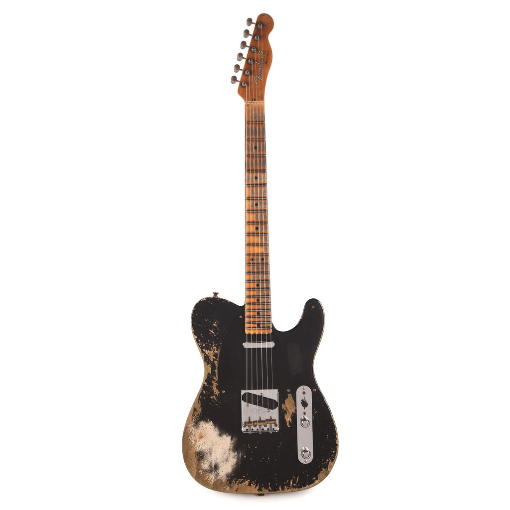Fender Custom Shop Special Edition 1952 Telecaster Super Heavy Relic Aged Black - View 4 | MusicMarket