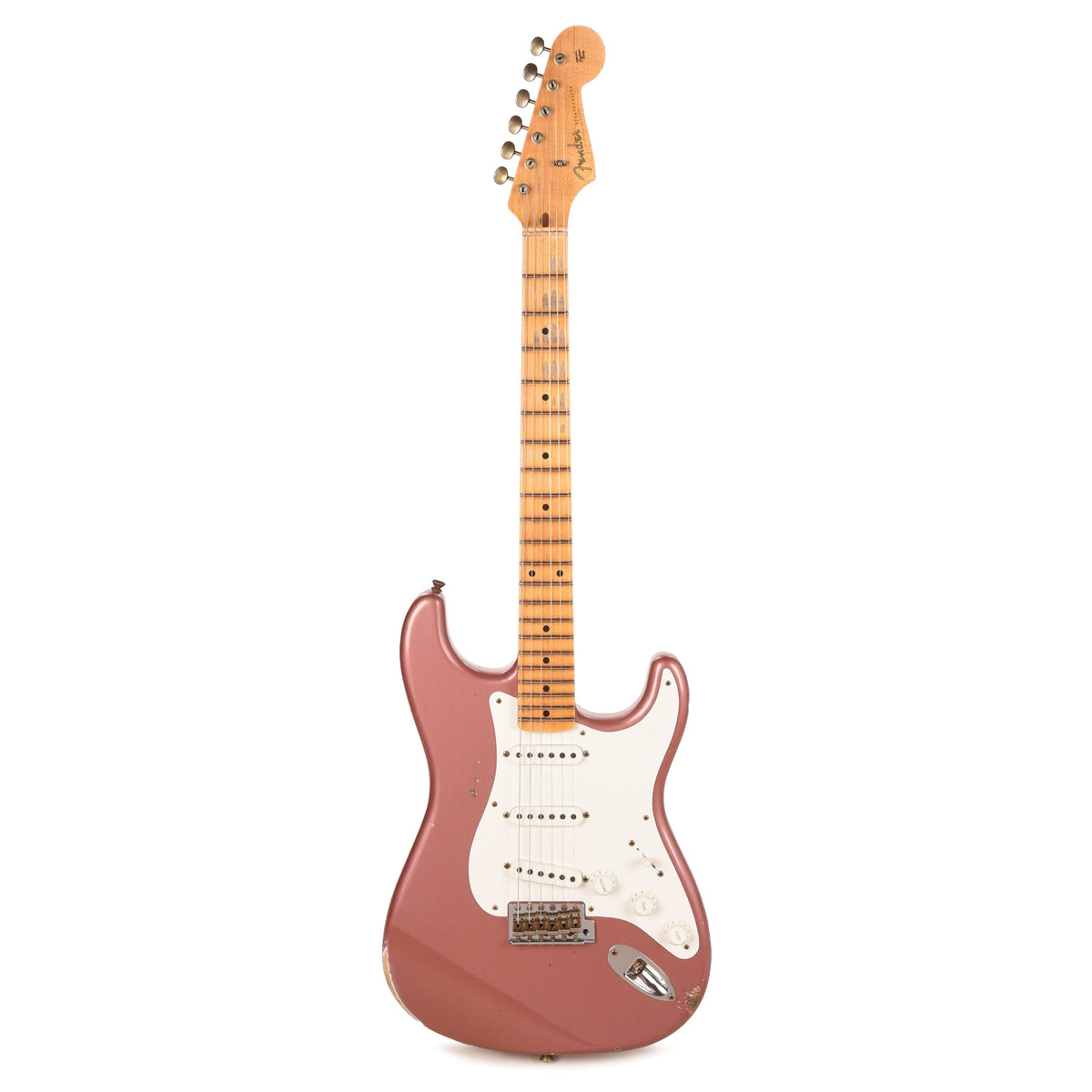 Fender Custom Shop Special Edition 1958 Compound Radius Stratocaster Relic Aged Burgundy Mist Metallic - View 4 |