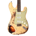 Fender Custom Shop Special Edition 1961 Stratocaster Super Heavy Relic Aged Vintage White over 3-Tone Sunburst -