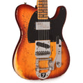Fender Custom Shop Special Edition Cunife Blackguard Bigsby Telecaster Heavy Relic Aged Cherry Sunburst - MusicMarket