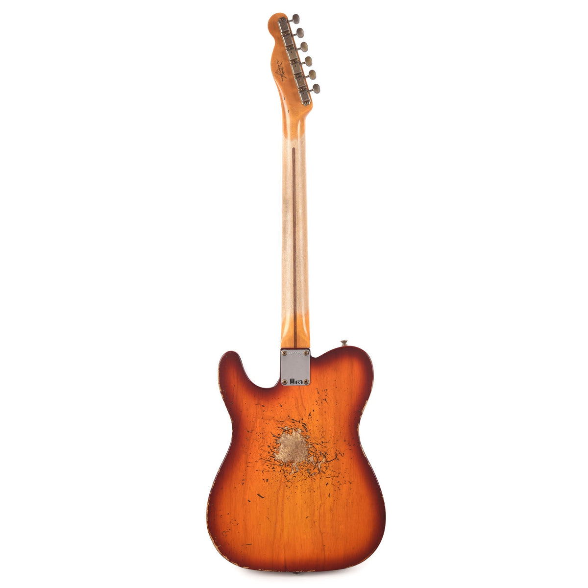 Fender Custom Shop Special Edition Cunife Blackguard Bigsby Telecaster Heavy Relic Aged Cherry Sunburst - View 5 |