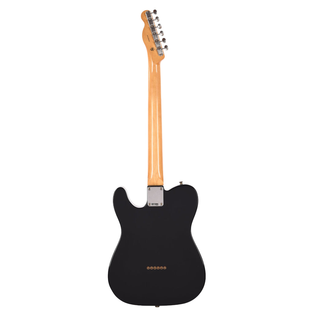 Fender DE Vintera Road Worn '60s Double Esquire Black w/Custom Shop '51 Nocaster Pickups & Hardshell Case - View 5