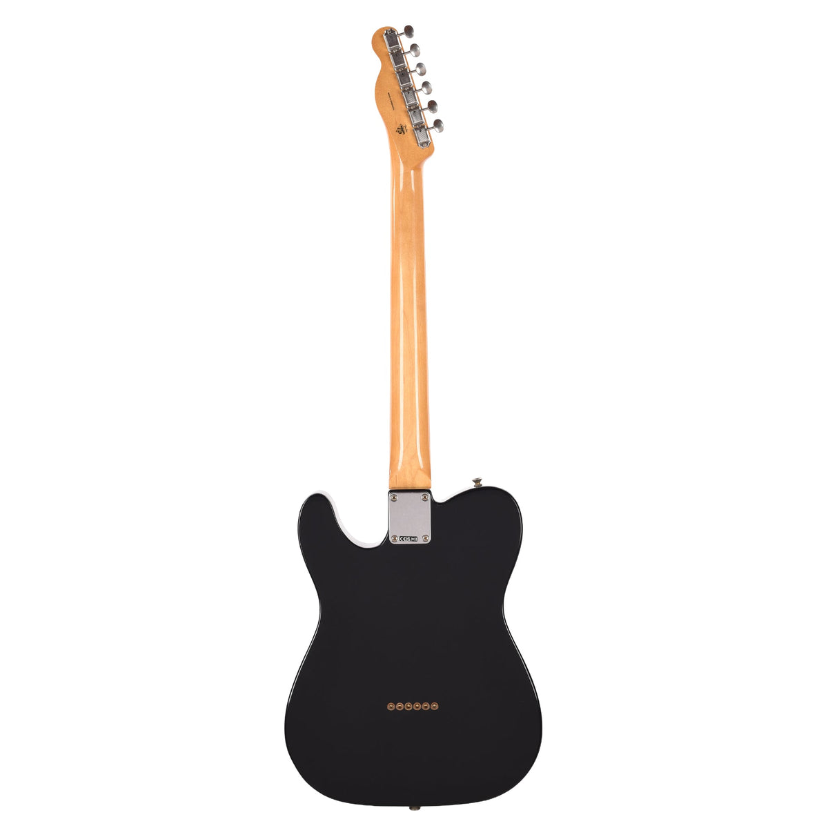 Fender DE Vintera Road Worn '60s Double Esquire Black w/Custom Shop '51 Nocaster Pickups & Hardshell Case - View 5