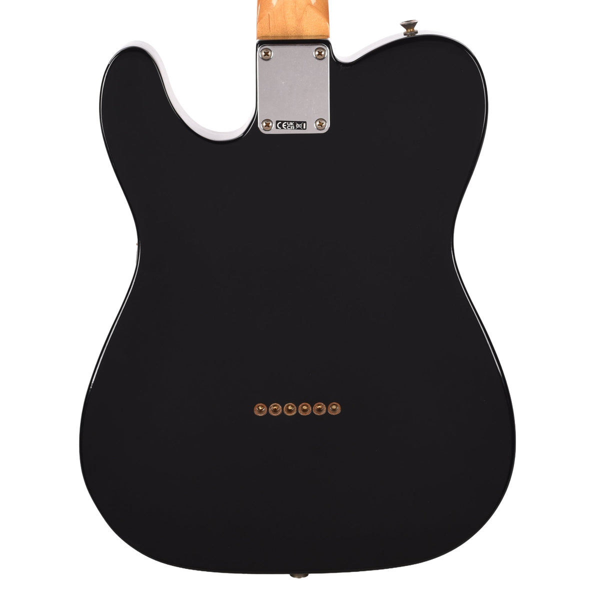 Fender DE Vintera Road Worn '60s Double Esquire Black w/Custom Shop '51 Nocaster Pickups & Hardshell Case - View 3