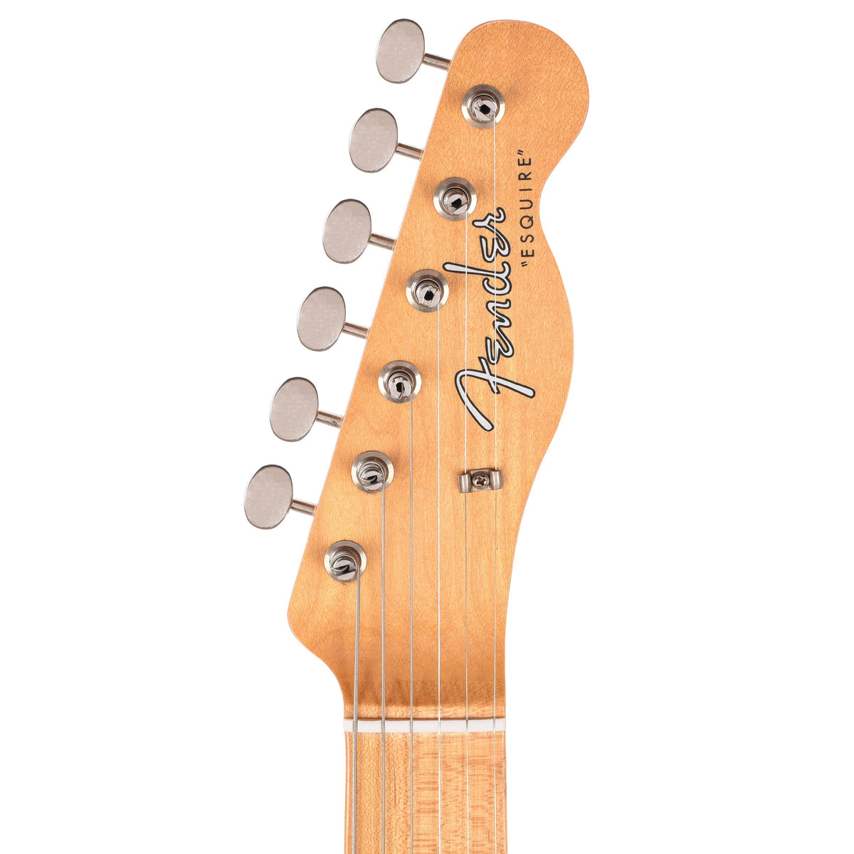 Fender DE Vintera Road Worn '60s Double Esquire Black w/Custom Shop '51 Nocaster Pickups & Hardshell Case - View 6