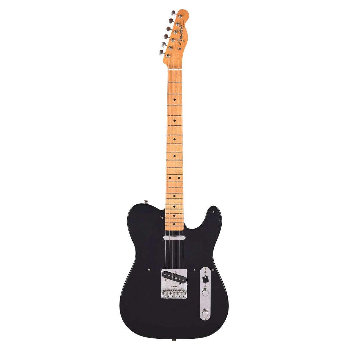 Fender DE Vintera Road Worn '60s Double Esquire Black w/Custom Shop '51 Nocaster Pickups & Hardshell Case - View 4