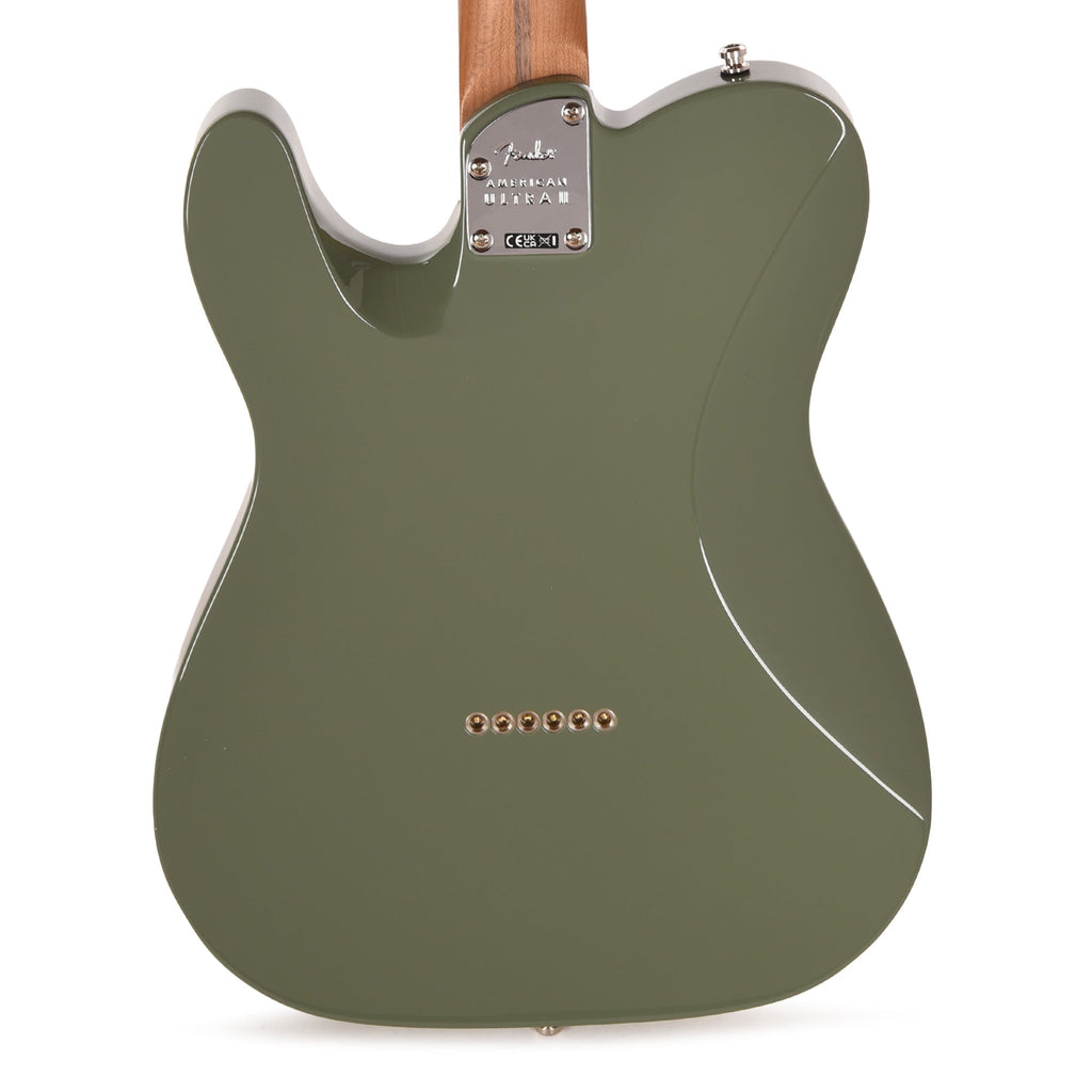 Fender Limited Edition American Ultra II Telecaster Antique Olive w/Custom Shop Texas Special Single-Coil Pickups