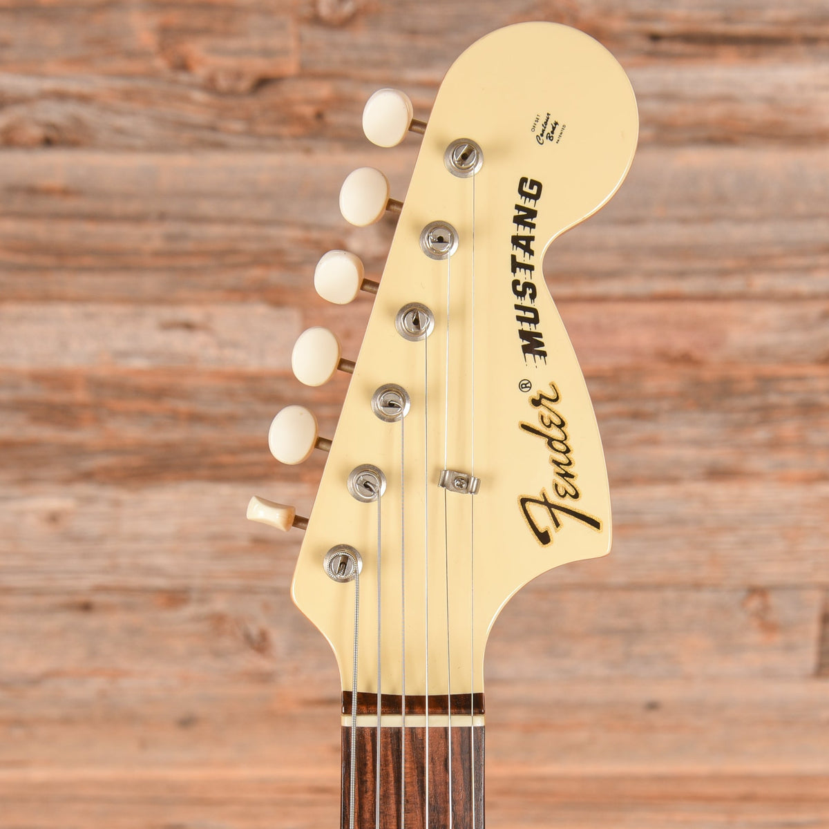 Fender MG-73 Mustang Reissue MIJ Olympic White 2012 - View 6 | MusicMarket