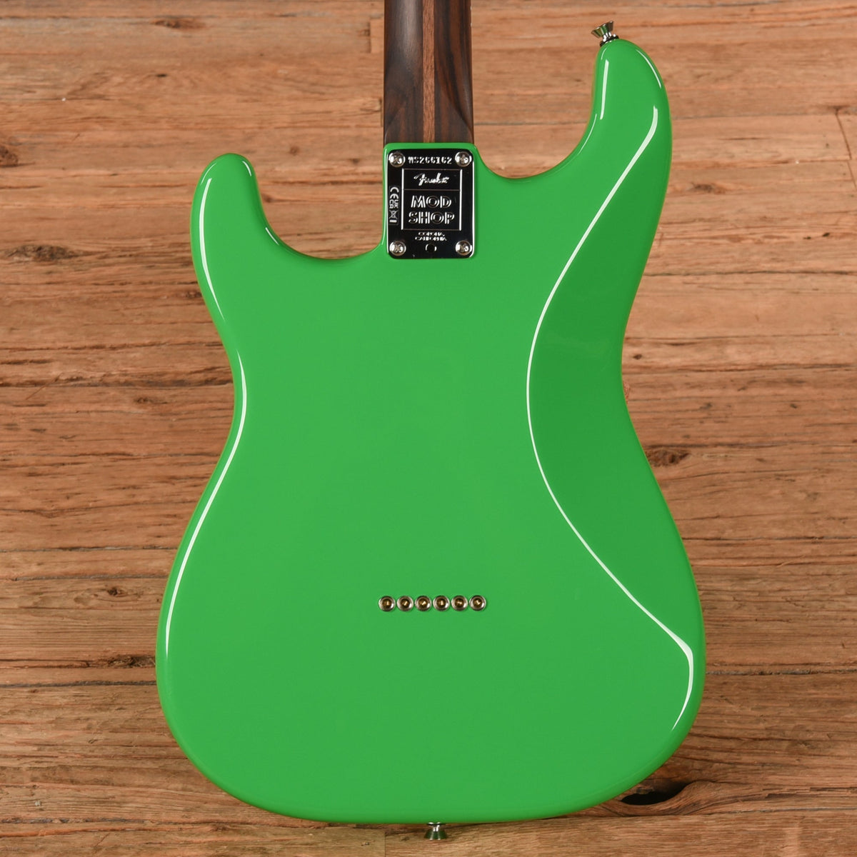 Fender Mod Shop Stratocaster Slime Green 2025 - View 3 | MusicMarket