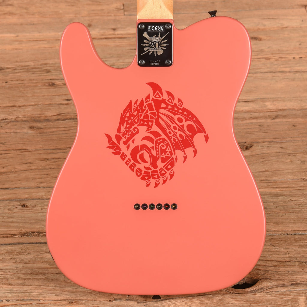 Fender Monster Hunter Rathalos Telecaster Rathalos Red 2025 - View 3 | MusicMarket