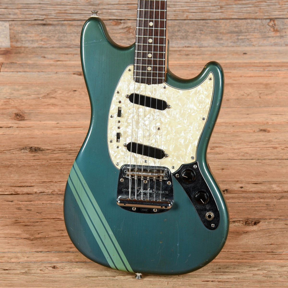 Fender Mustang Competition Burgundy 1973 - View 2 | MusicMarket
