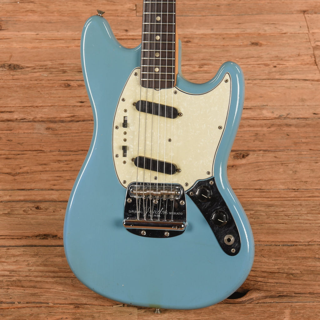 Fender Mustang Daphne Blue 1966 - View 2 | MusicMarket