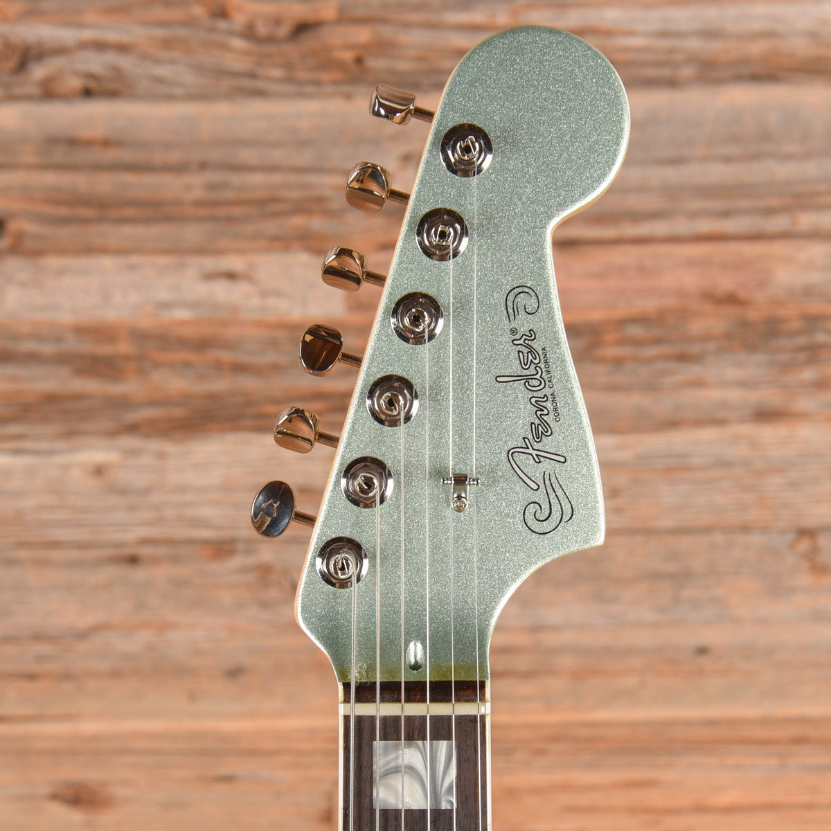 Fender Parallel Universe II Jazz Strat Mystic Surf Green 2020 - View 5 | MusicMarket
