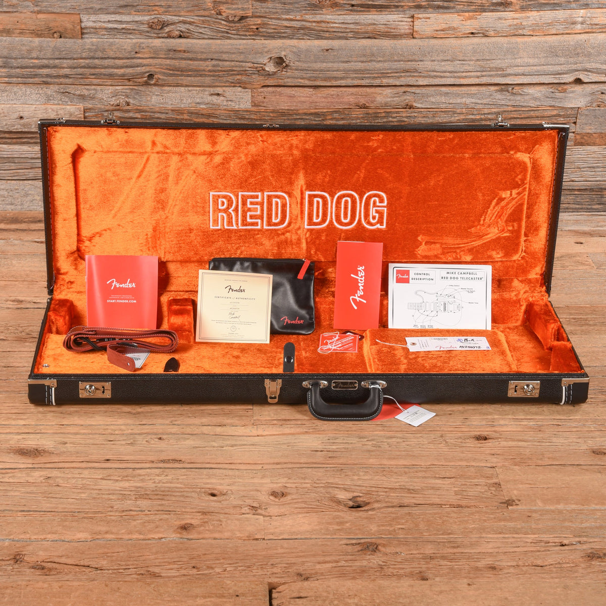 Fender Red Dog Mike Campbell Telecaster Weathered Orange 2025 - View 9 | MusicMarket