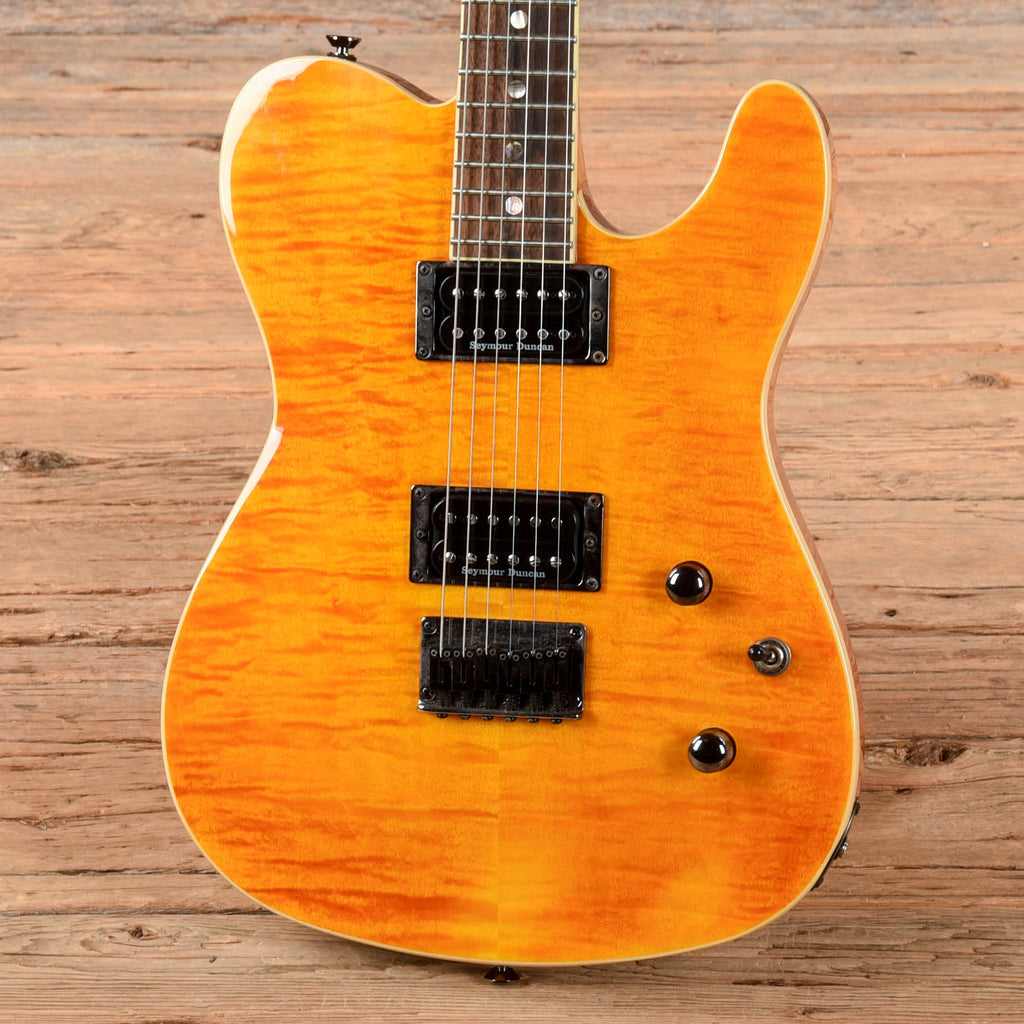Fender Special Edition Custom Telecaster FMT HH Amber Amber 2023 - View 2 | MusicMarket