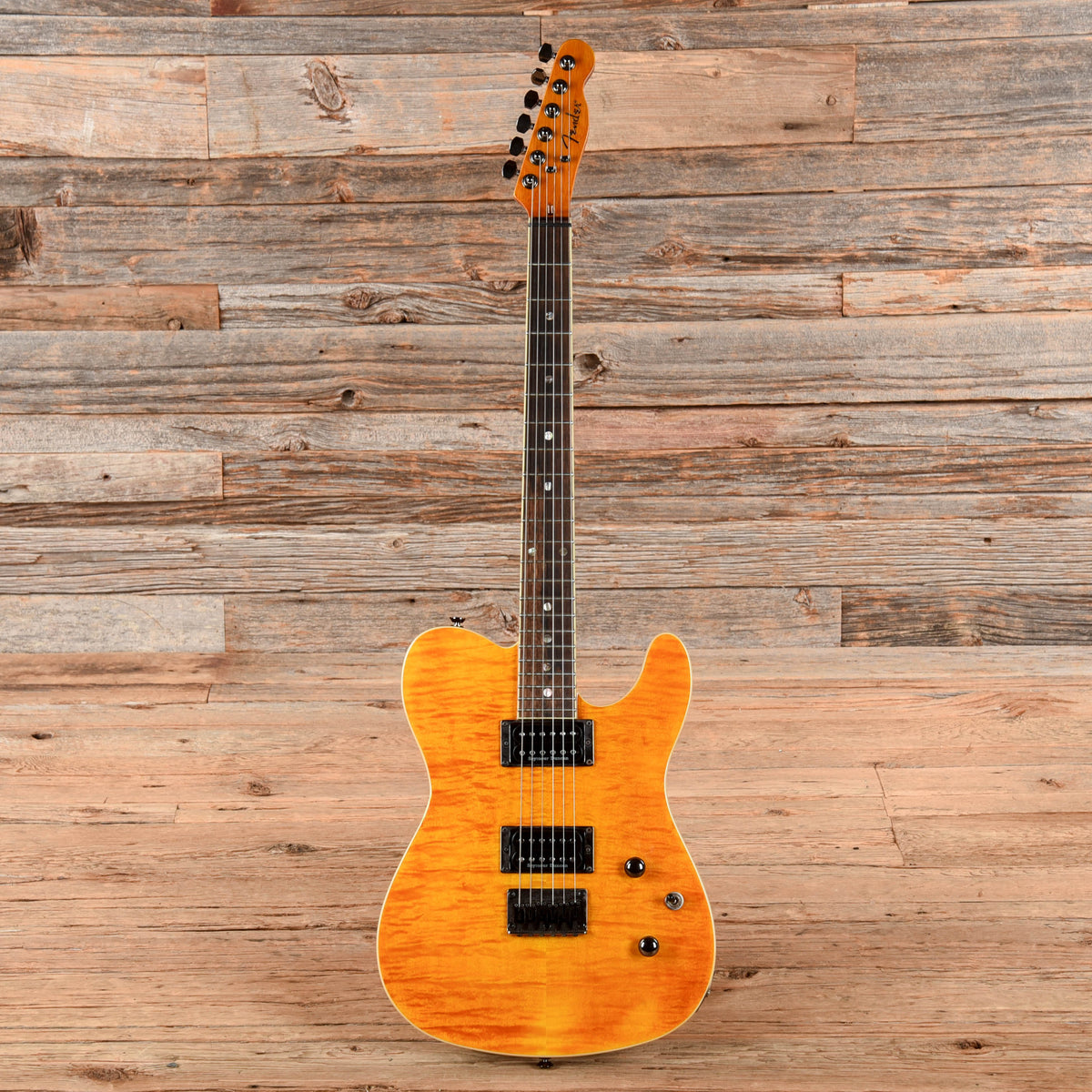 Fender Special Edition Custom Telecaster FMT HH Amber Amber 2023 - View 4 | MusicMarket