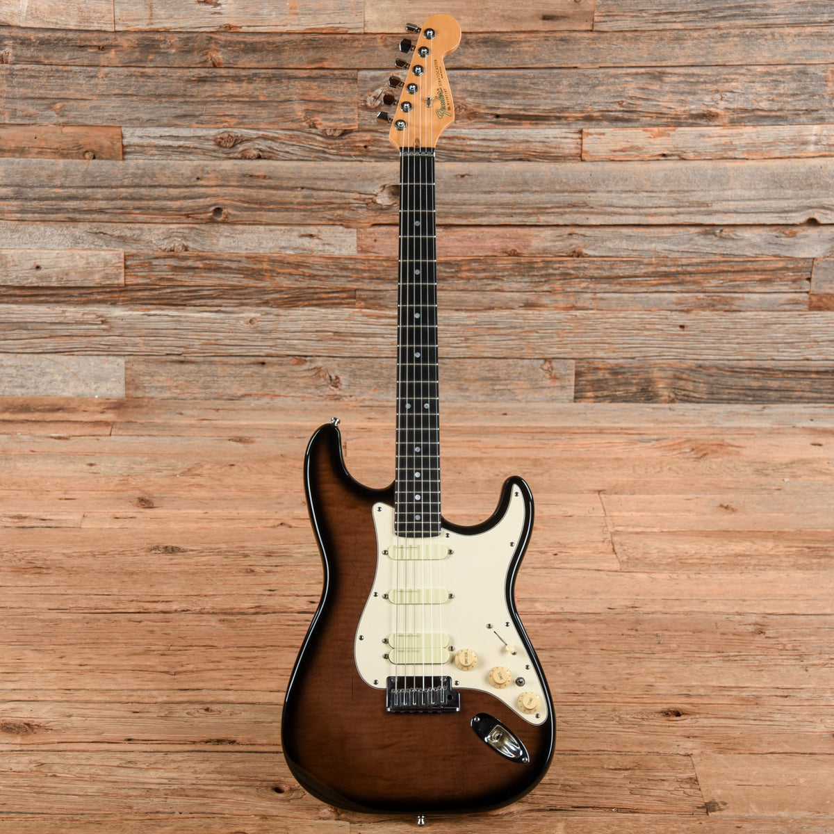 Fender Stratocaster Ultra HSS Ebony Burst 1991 - View 4 | MusicMarket
