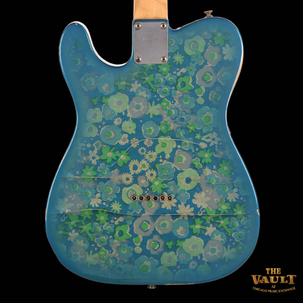 Fender Telecaster Blue Floral 1968 - View 3 | MusicMarket