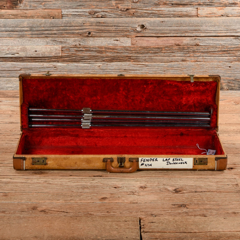 Fender Lap Steel Double Neck White 1958 - Dave Amato of REO Speedwagon - View 5 | MusicMarket