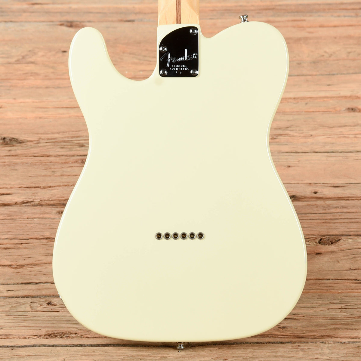 Fender American Deluxe Telecaster Thinline White 2015 - View 3 | MusicMarket