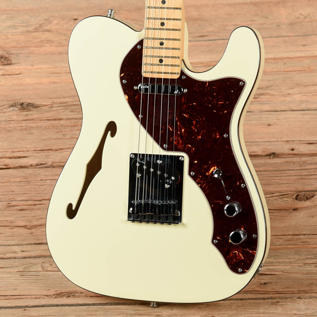 Fender American Deluxe Telecaster Thinline White 2015 - View 2 | MusicMarket