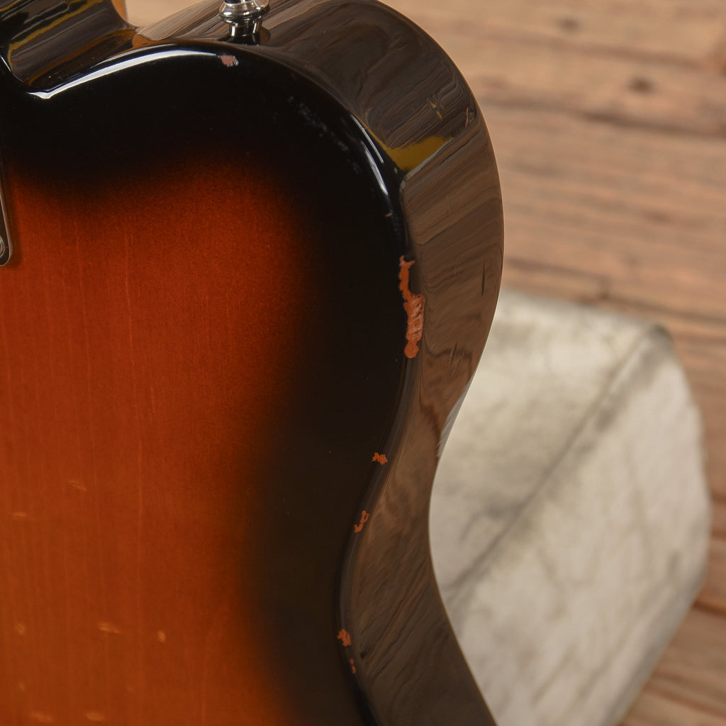 Fender American Vintage '69 Telecaster Thinline Sunburst 2011 - View 12 | MusicMarket