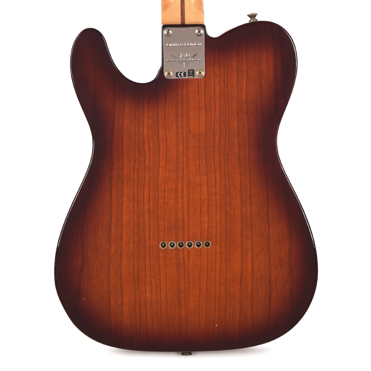 Fender Custom Shop 1950s Telecaster Thinline Journeyman Relic Aged Violin Burst - View 3 | MusicMarket