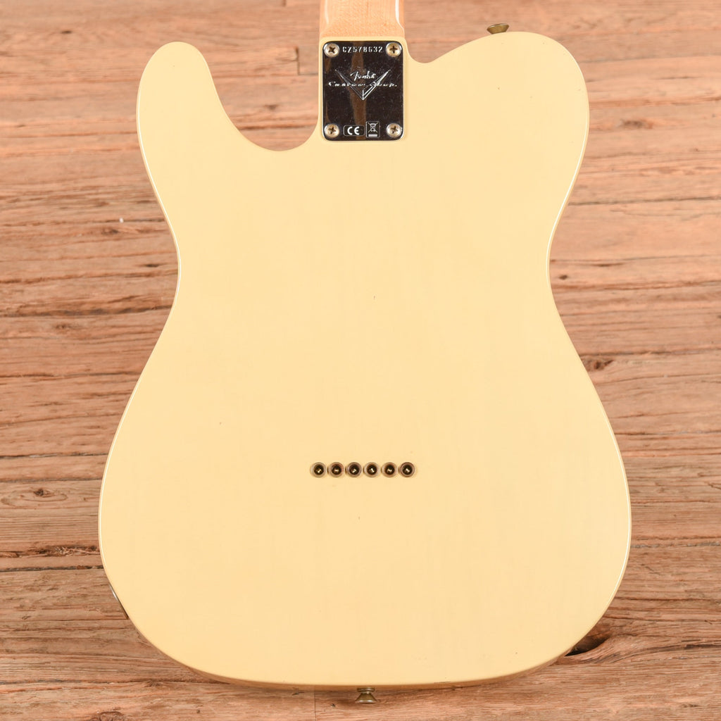 Fender Custom Shop '68 Telecaster Thinline Reissue Journeyman Relic Aged White Blonde 2024 - View 3 | MusicMarket