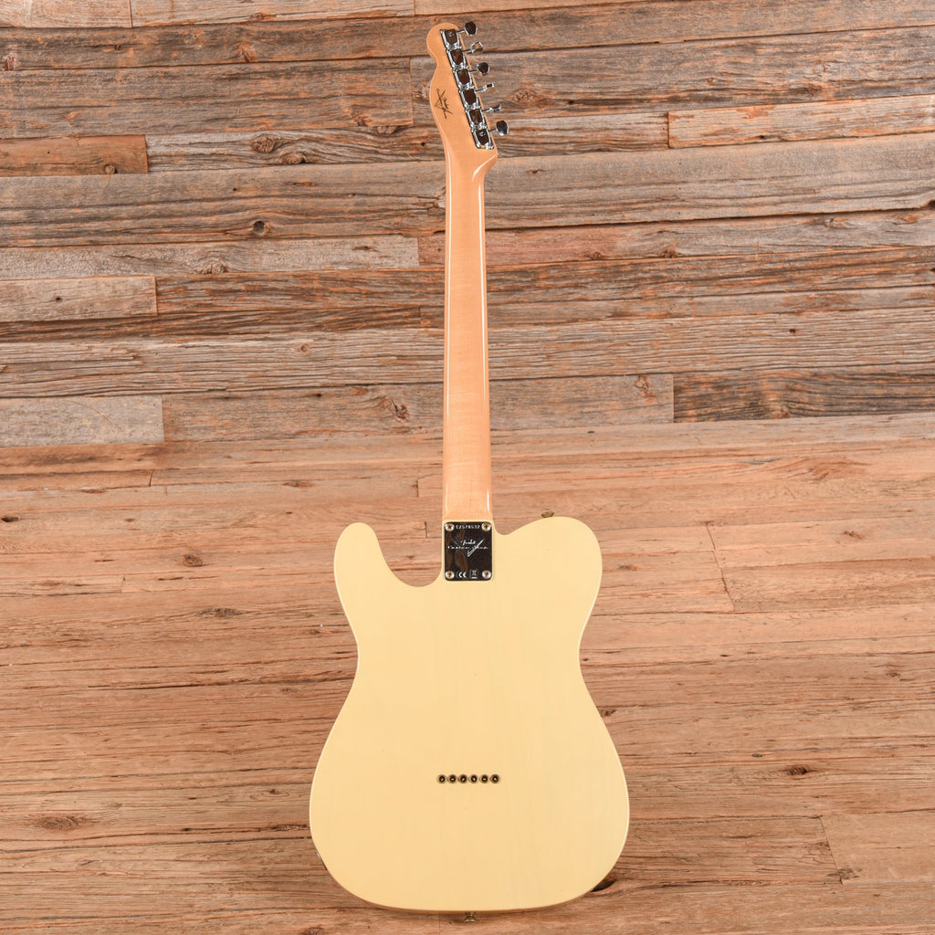 Fender Custom Shop '68 Telecaster Thinline Reissue Journeyman Relic Aged White Blonde 2024 - View 5 | MusicMarket