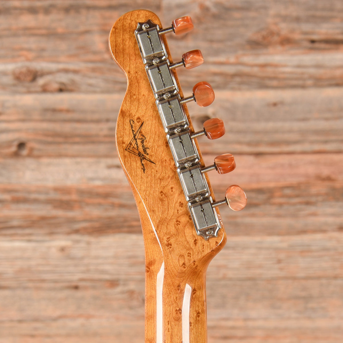 Fender Custom Shop Artisan Cocobolo Telecaster Thinline NOS Amber Shellac 2020 - View 7 | MusicMarket