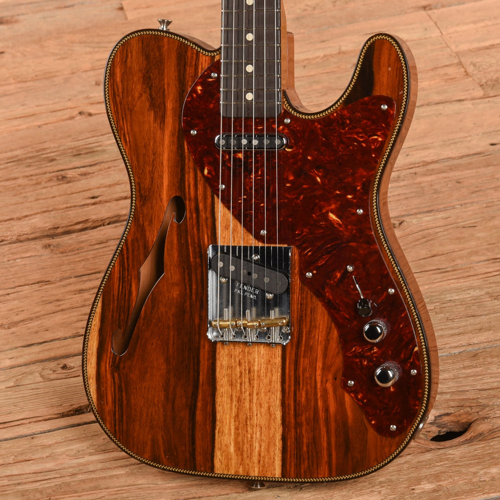 Fender Custom Shop Artisan Cocobolo Telecaster Thinline NOS Amber Shellac 2020 - View 2 | MusicMarket