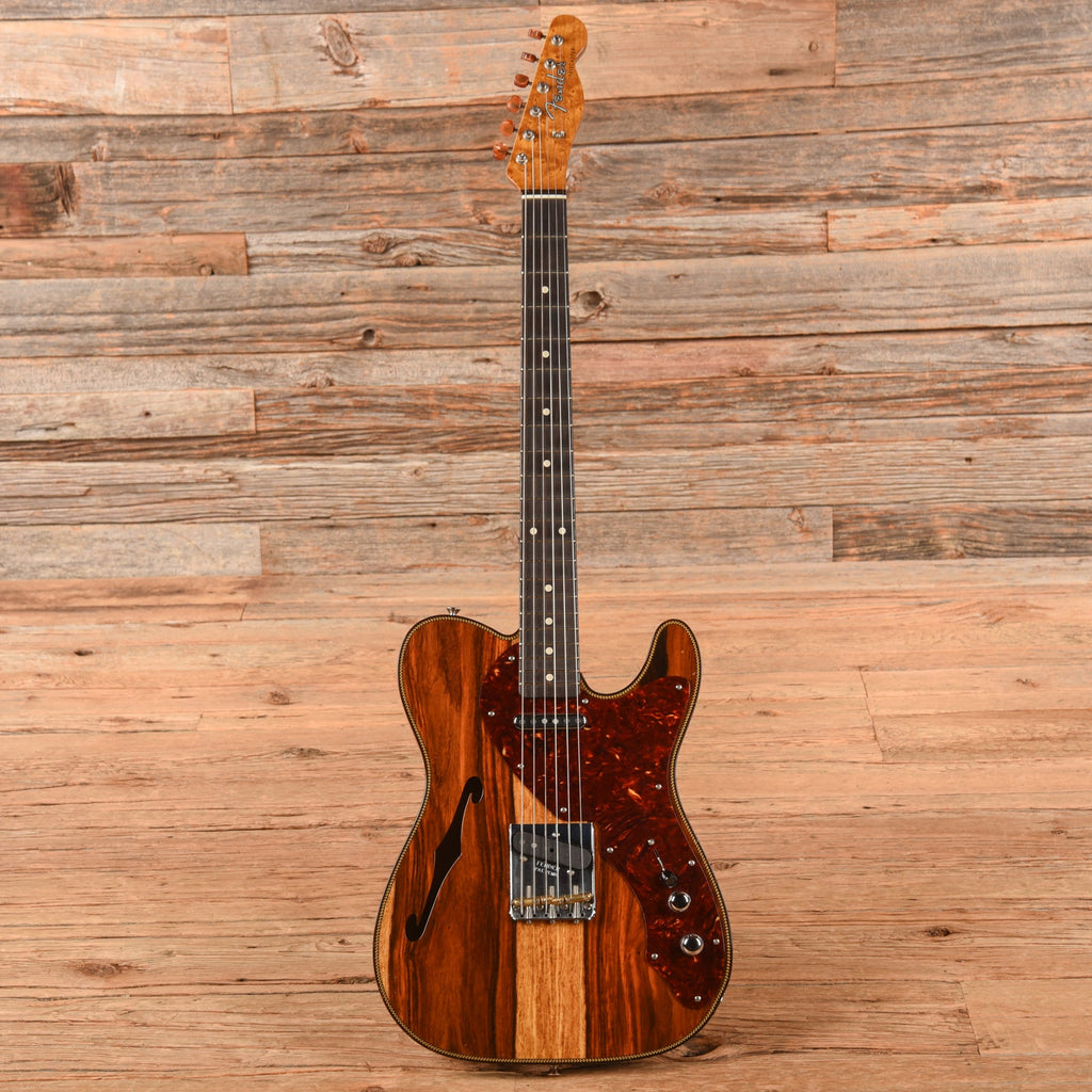 Fender Custom Shop Artisan Cocobolo Telecaster Thinline NOS Amber Shellac 2020 - View 4 | MusicMarket