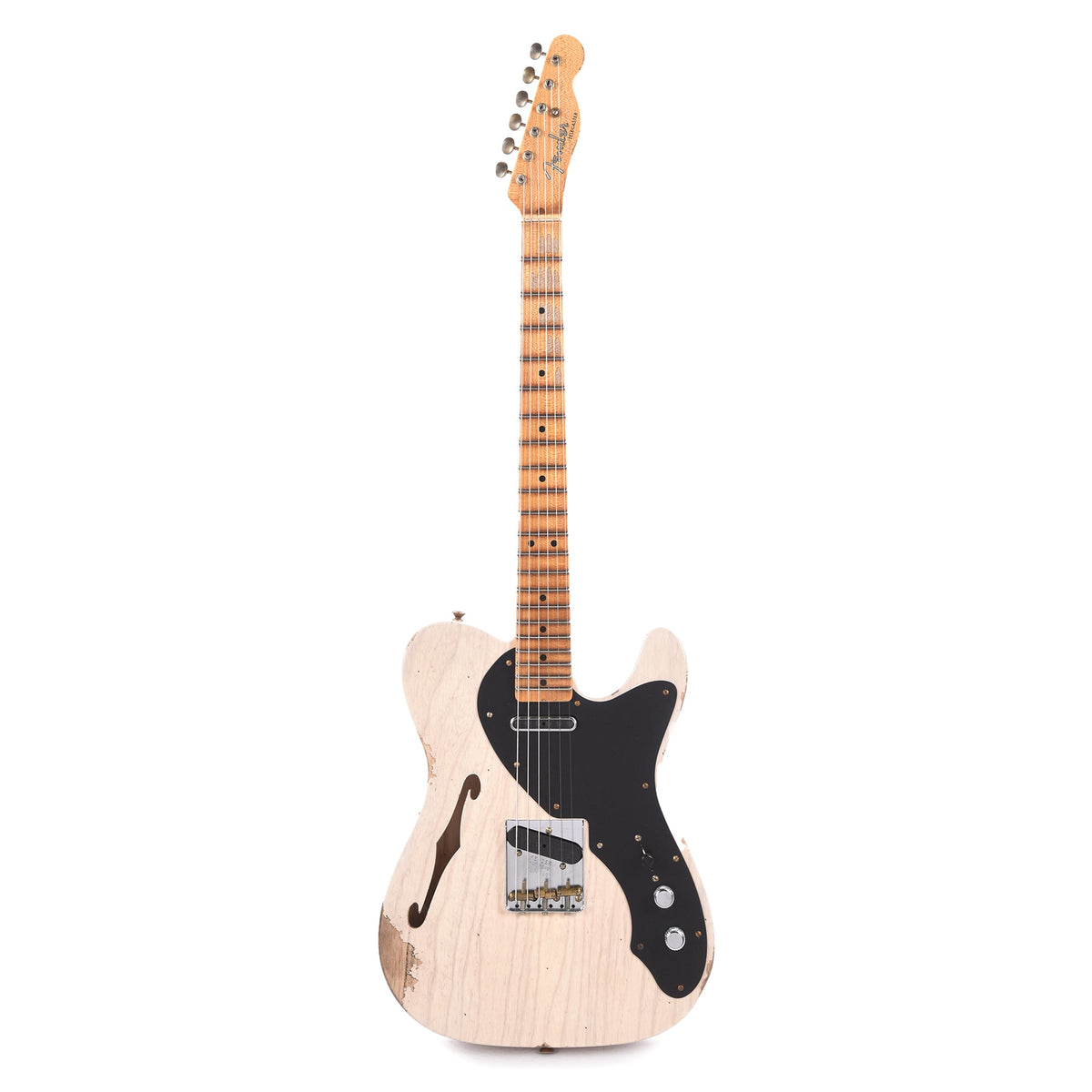 Fender Custom Shop LTD Nocaster Thinline Relic Aged White Blonde - View 4 | MusicMarket