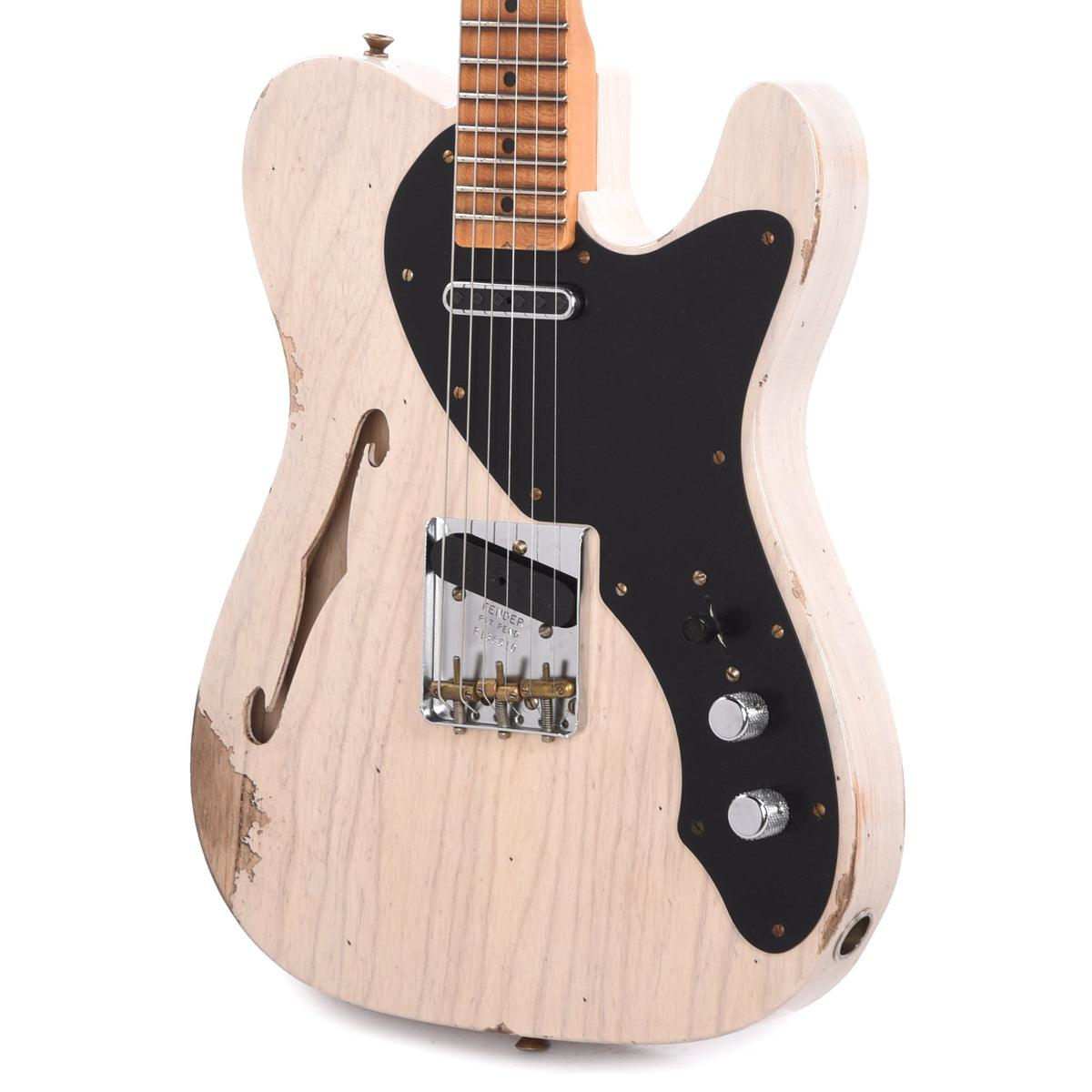 Fender Custom Shop LTD Nocaster Thinline Relic Aged White Blonde - View 2 | MusicMarket