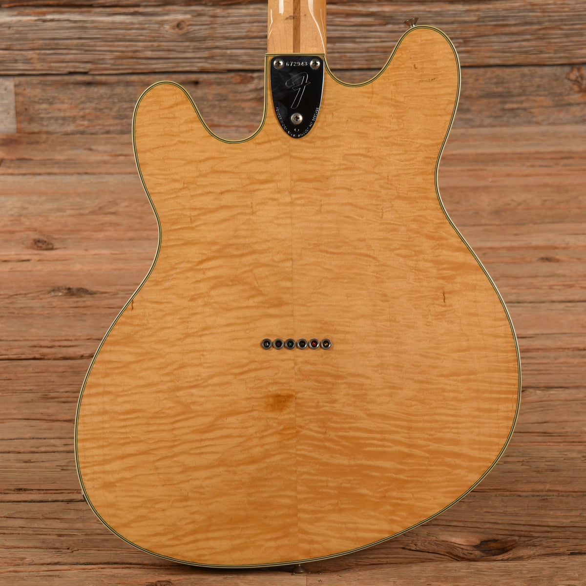 Fender Starcaster Natural 1976 - View 3 | MusicMarket