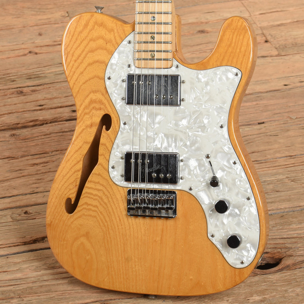 Fender Telecaster Thinline Natural 1972 - View 2 | MusicMarket