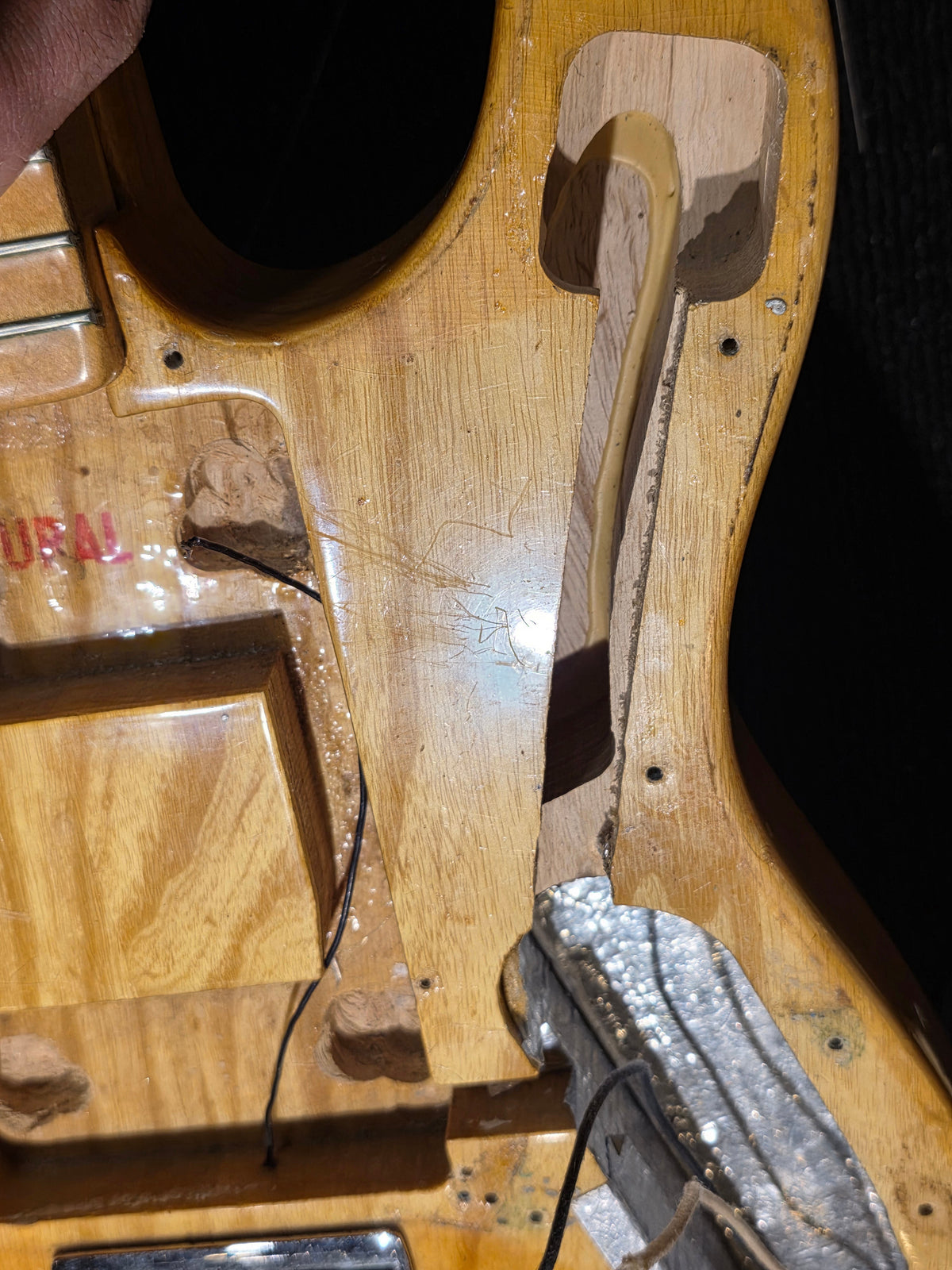 Fender Telecaster Thinline Natural 1974 - View 17 | MusicMarket