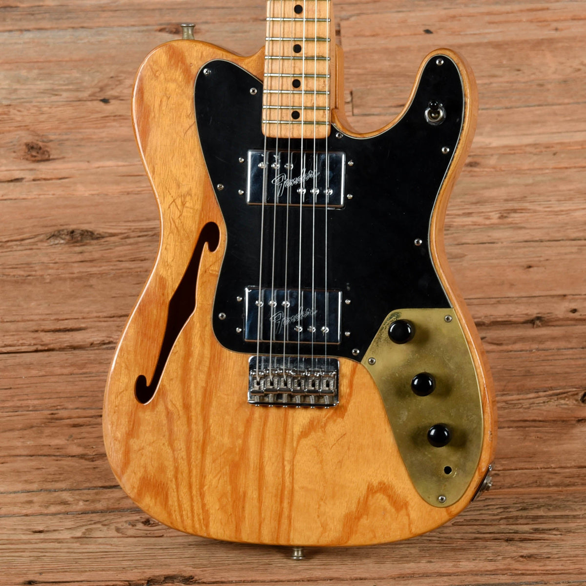 Fender Telecaster Thinline Natural 1974 - View 2 | MusicMarket