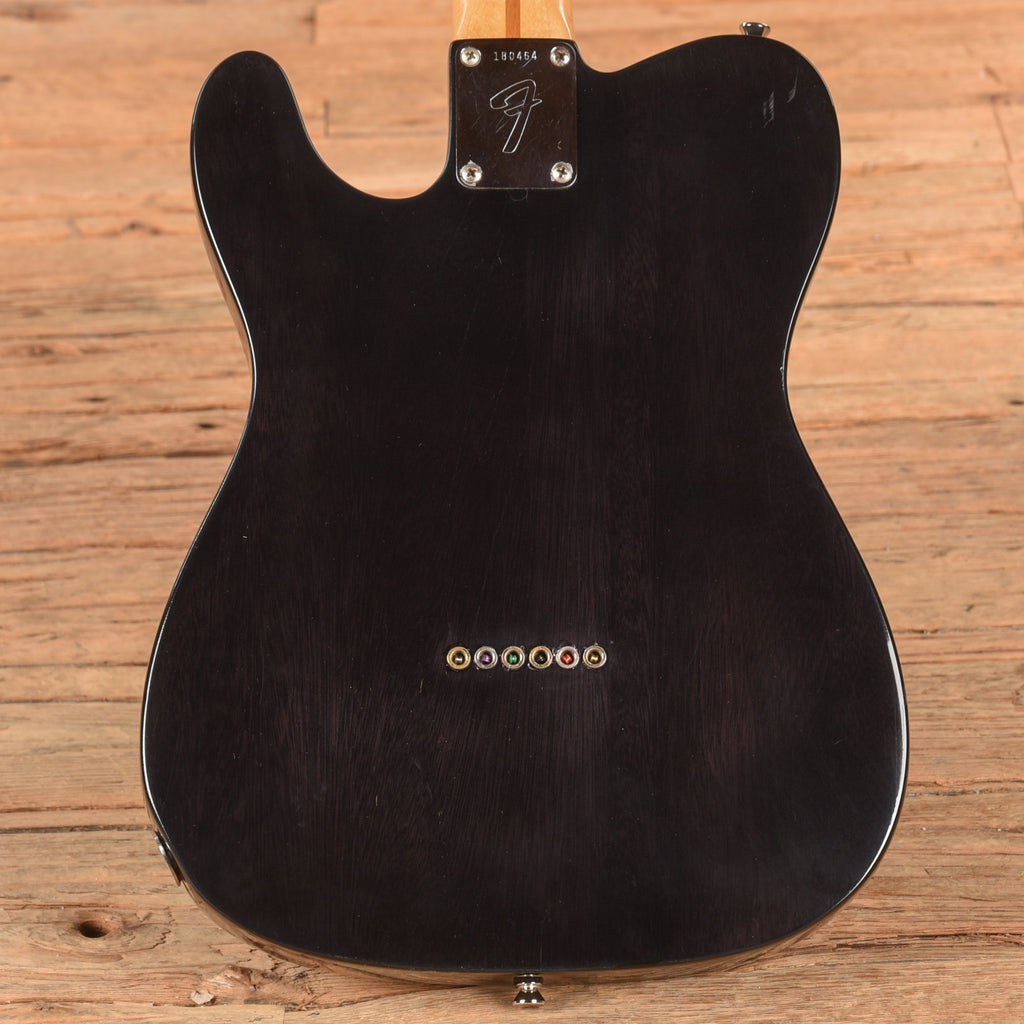 Fender Telecaster Thinline Transparent Black Refin 1972 - View 3 | MusicMarket
