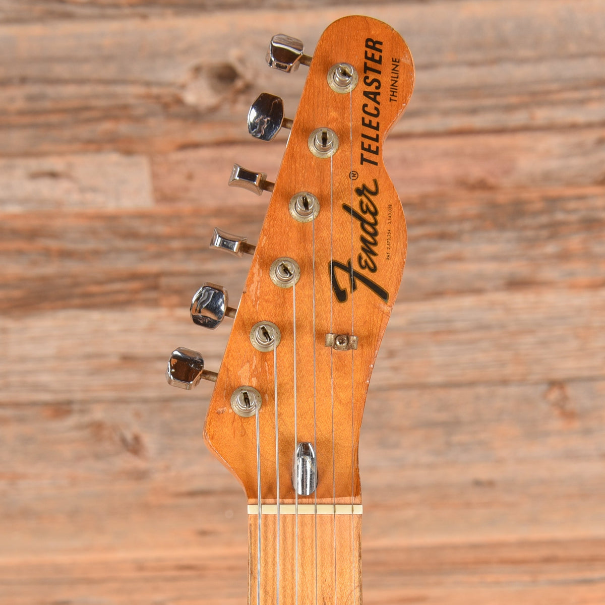 Fender Telecaster Thinline Transparent Black Refin 1972 - View 6 | MusicMarket