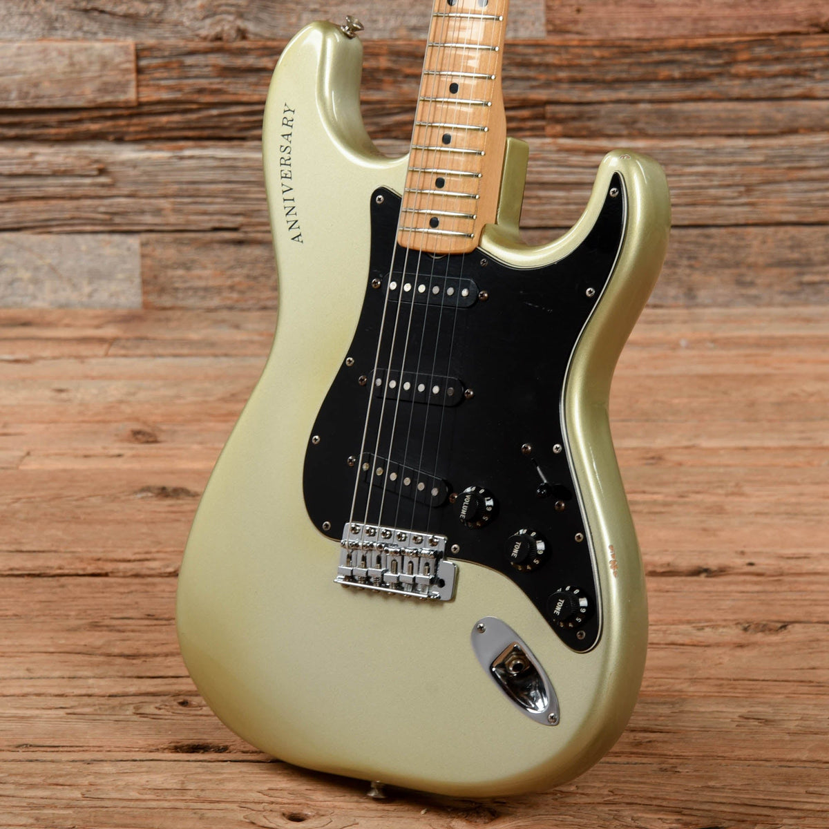 Fender 25th Anniversary Stratocaster Inca Silver 1979 - View 2 | MusicMarket