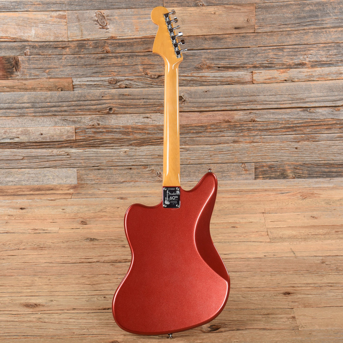 Fender 60th Anniversary Jaguar Mystic Dakota Red 2022 - View 5 | MusicMarket