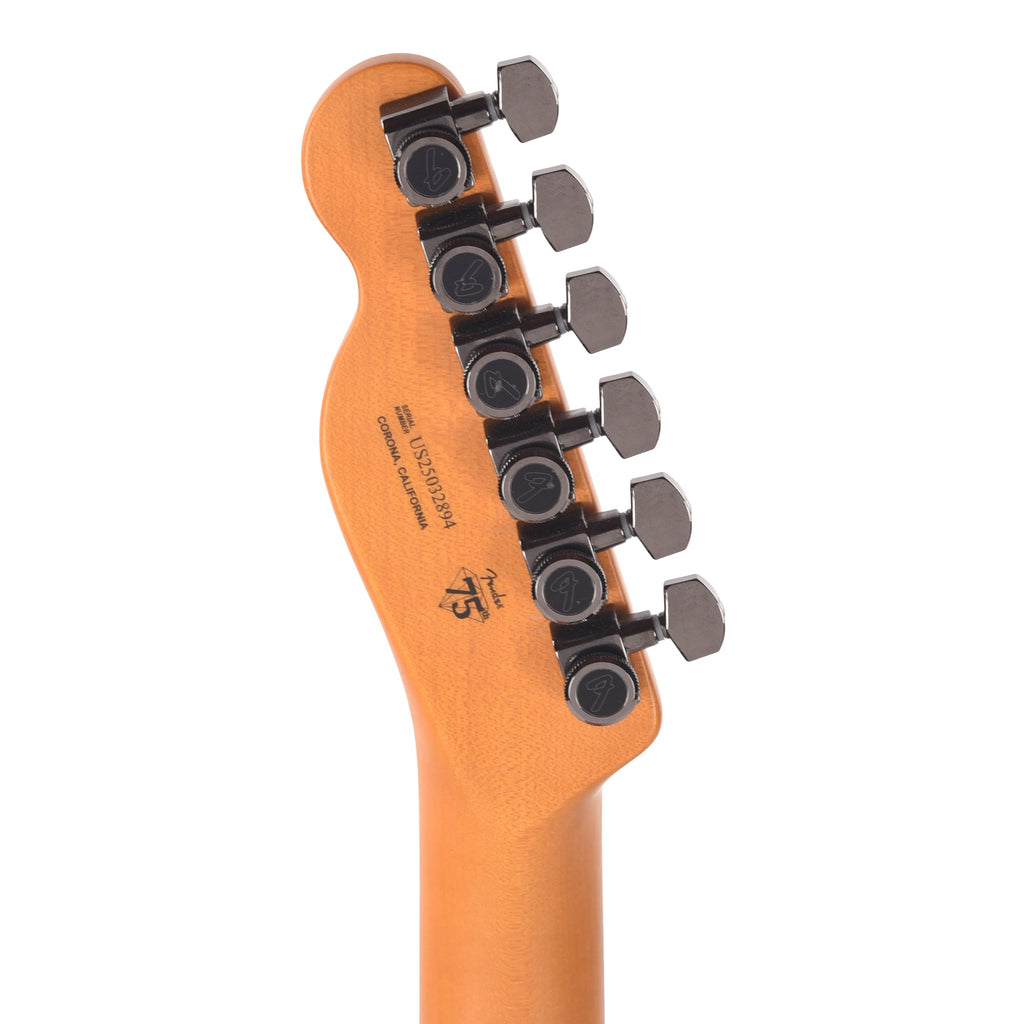 Fender 75th Anniversary American Ultra II Telecaster Ebony Fingerboard Liquid Gold - View 7 | MusicMarket