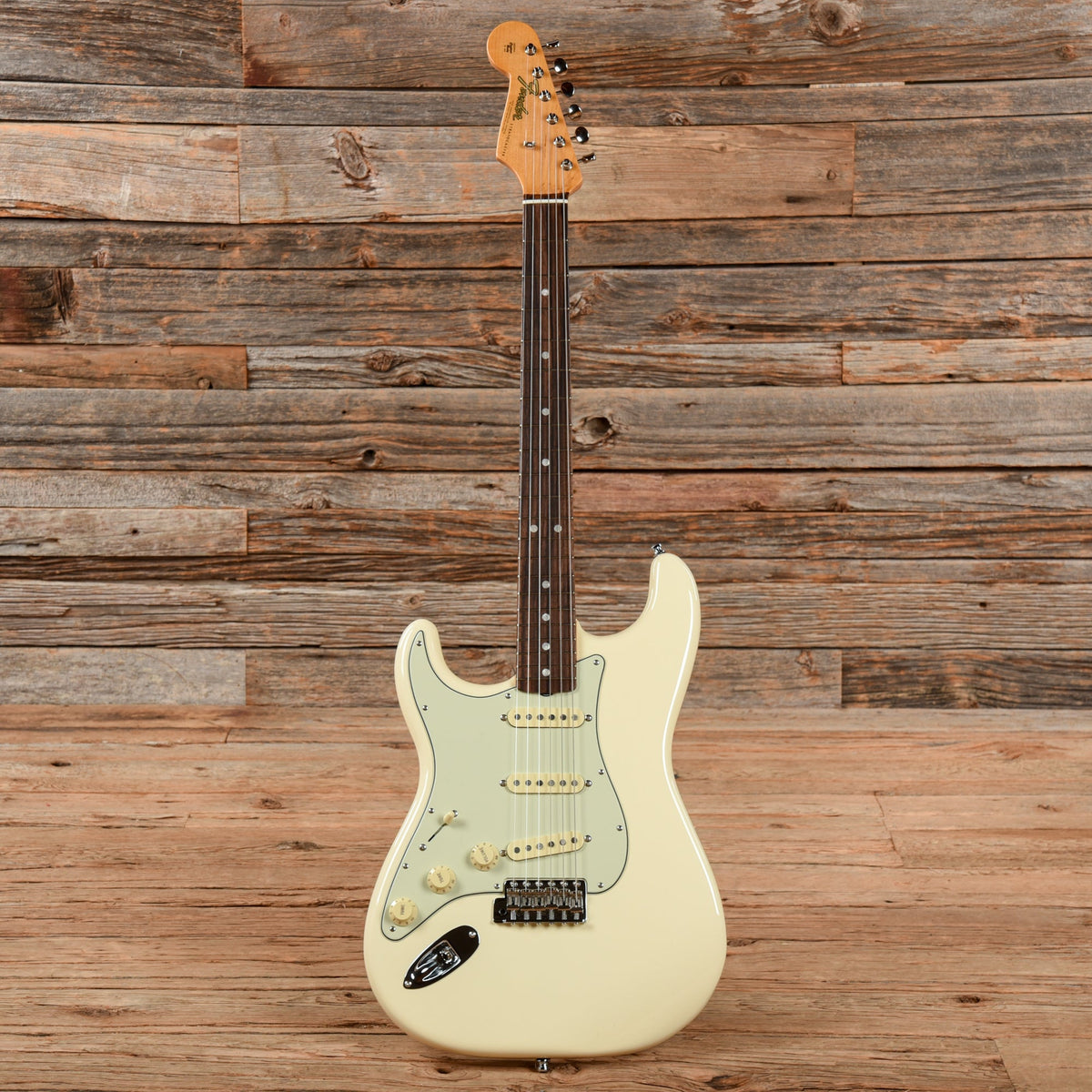 Fender American Original 60s Stratocaster Olympic White 2022 LEFTY - View 4 | MusicMarket